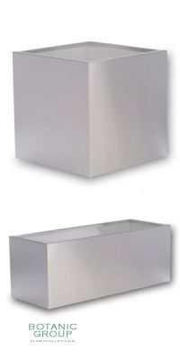 Edelstahlpflanzgefäß Designline BASIC-Cube