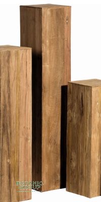 Column teak wood, teak panels decorative column
