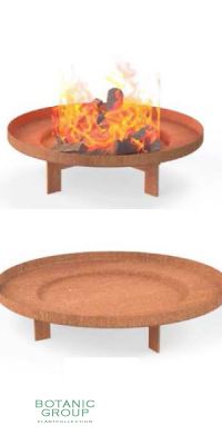 Fire bowl from Cortensteel with underframe BC