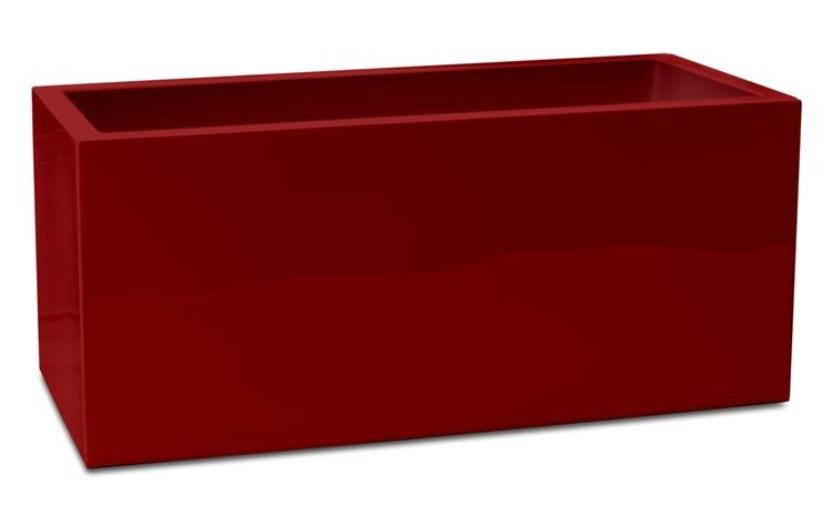 PREMIUM BLOCK Raumteiler flach in rubinrot