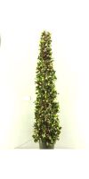 Kunstbaum - Holly topiary mit Schneeglitter für draußen
