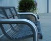 Park Bench SLC55,  stainless steel