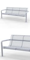 Park Bench SLC56,  stainless steel