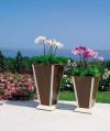 Urban Green Vase planters, wooden planters