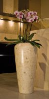 Planter fiberglass stone, fiberglass plant vase