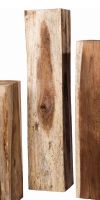 Column solid-wood, decorative pillar made of acacia wood
