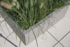 DIVISION PLUS Cube Planter in Natural Concrete